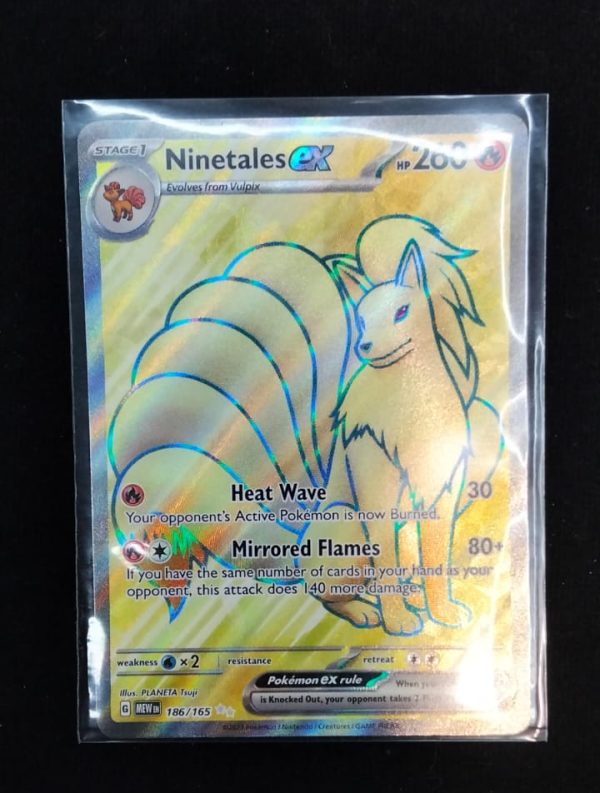 Ninetales EX - 186/165 - SV: Scarlet & Violet 151 (MEW)