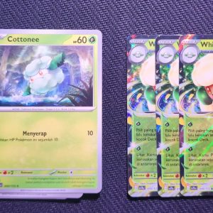 Whimsicott EX Evoline | Hitam Putih