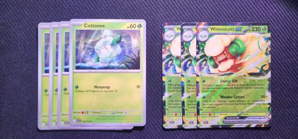 Whimsicott EX Evoline | Hitam Putih