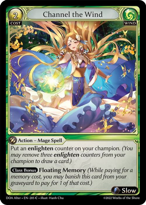 Channel the Wind - C (Non Foil) EN-105 (DOA)