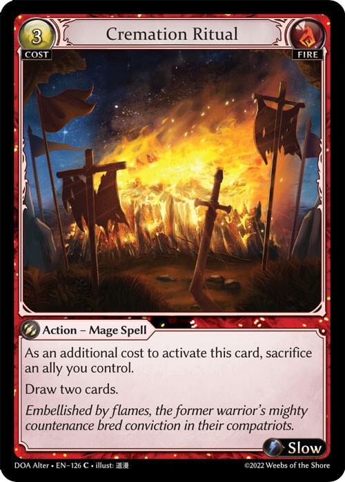 Cremation Ritual - C (Non Foil) EN-126 (DOA)