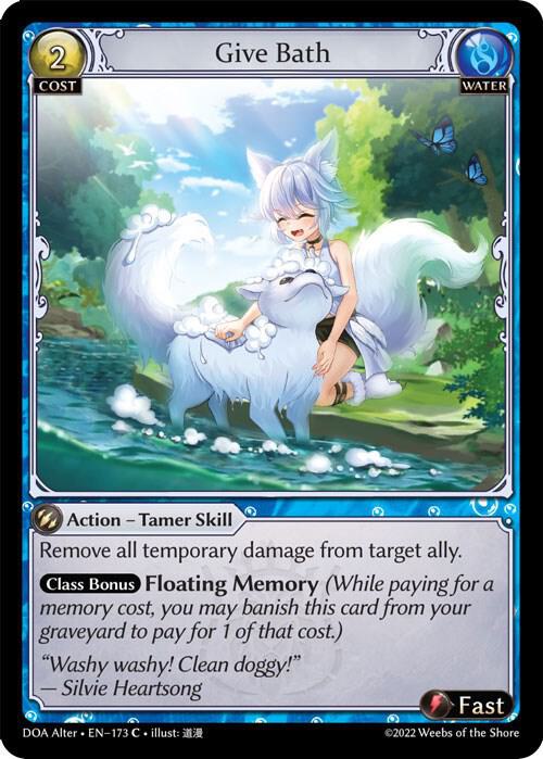 Give Bath - C (Non Foil) EN-173 (DOA)