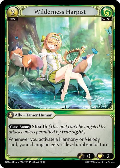 Wilderness Harpist - C ( Non Foil) EN-230 (DOA)