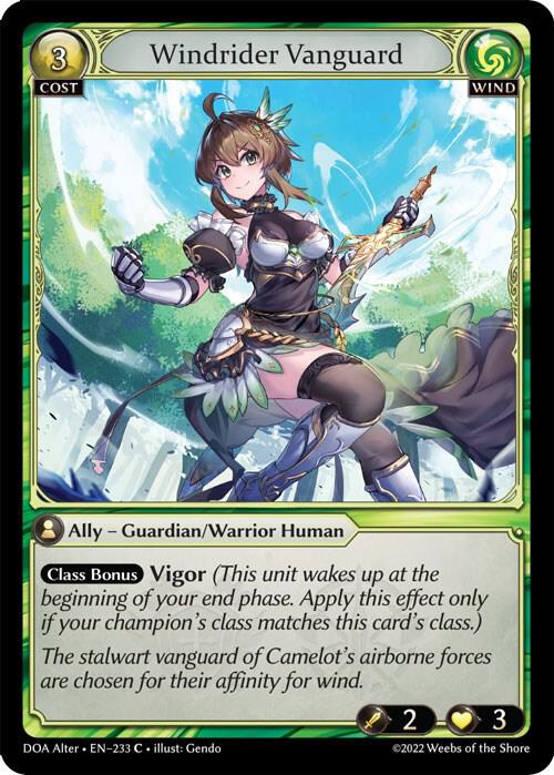 Windrider Vanguard - C (Non Foil) EN-233 (DOA)