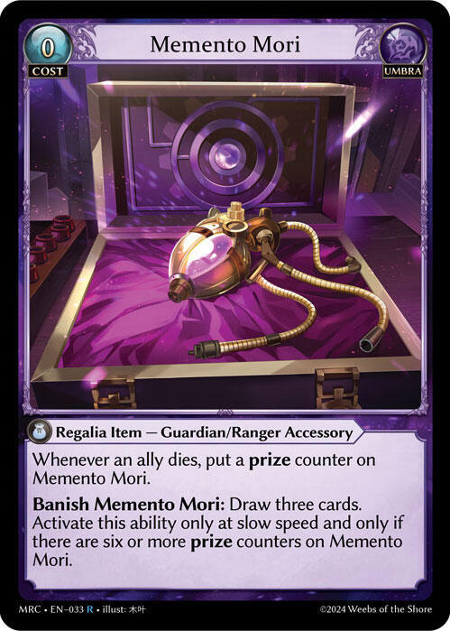 Memento Mori - R (Non Foil) EN-033 (MRC)
