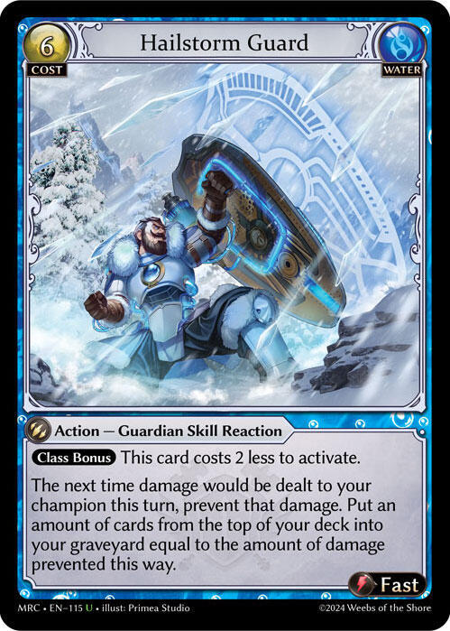 Hailstorm Guard - U (Non Foil) EN-115 (MRC)