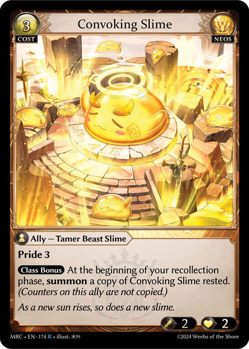 Convoking Slime - R (Non Foil) EN-174 (MRC)