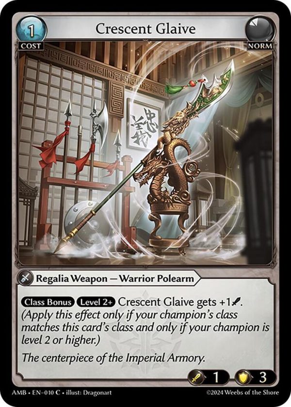 Crescent Glaive - C (Non Foil) EN-010 (AMB)