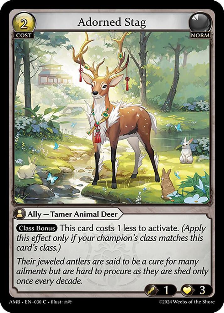 Adorned Stag - C (Non Foil) EN-030 (AMB)