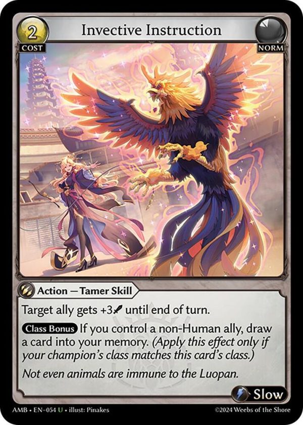 Invective Instruction - U (Non Foil) EN-054 (AMB)