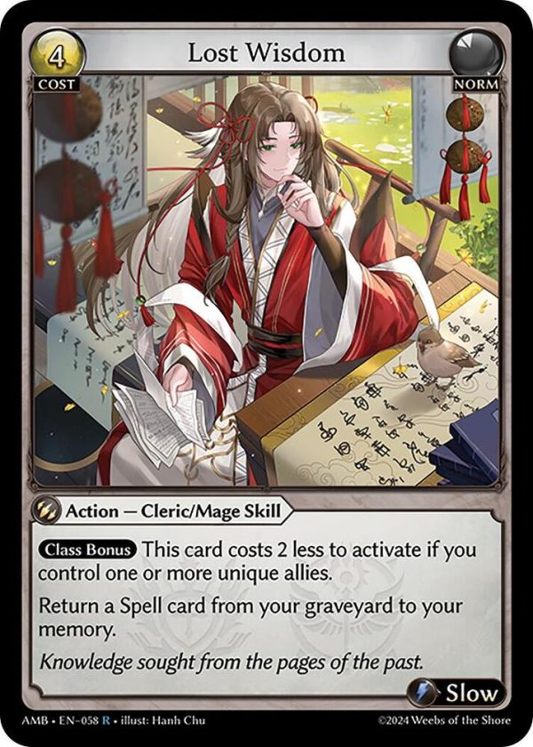 Lost Wisdom - R (Non Foil) EN-058 (AMB)