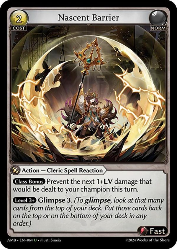 Nascent Barrier - U (Non Foil) EN-064 (AMB)
