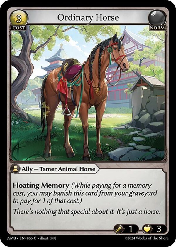 Ordinary Horse - C (Non Foil) EN-066 (AMB)