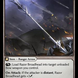 Razor Broadhead - U (Non Foil) EN-070 (AMB)