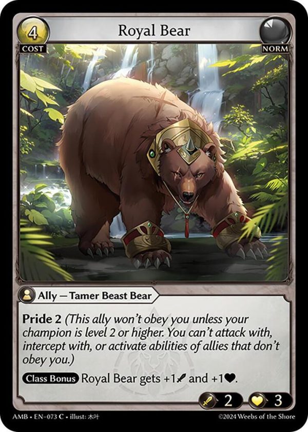 Royal Bear - C (Non Foil) EN-073 (AMB)
