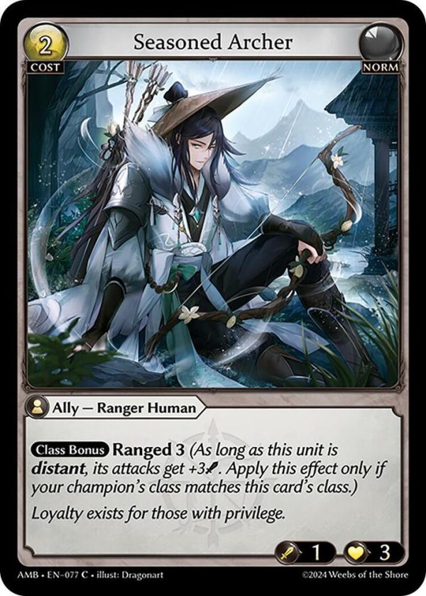 Seasoned Archer - C (Non Foil) EN-077 (AMB)
