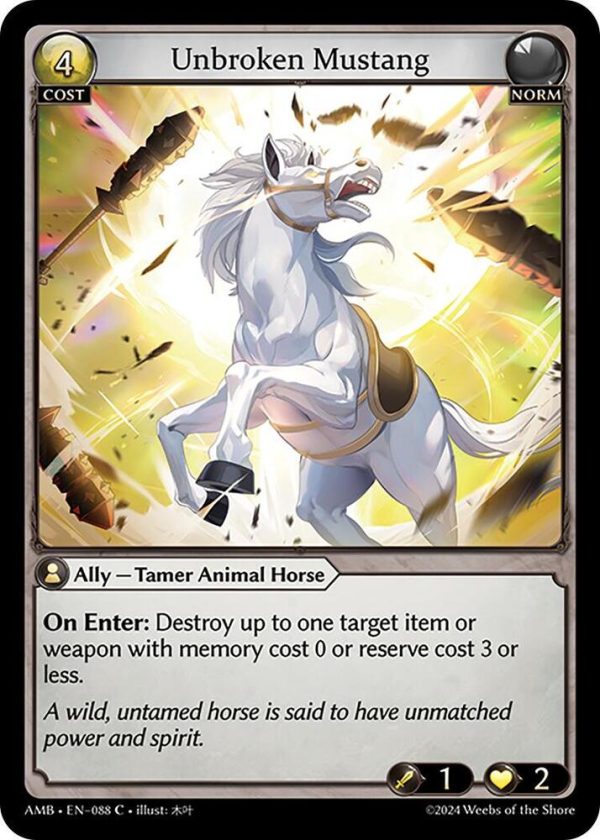 Unbroken Mustang - C (Non Foil) EN-088 (AMB)