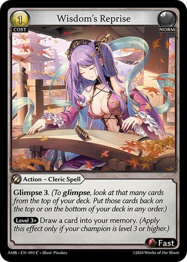 Wisdom's Reprise - C (Non Foil) EN-093 (AMB)
