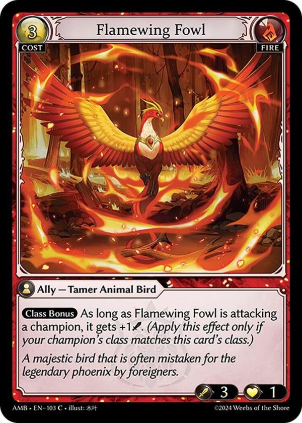 Flamewing Fowl - C (Non Foil) EN-103 (AMB)