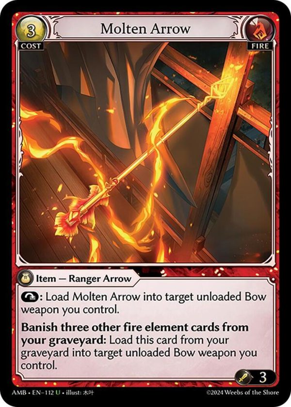 Molten Arrow - U (Non Foil) EN-112 (AMB)
