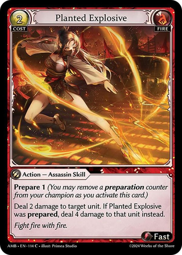 Planted Explosive - C (Non Foil) EN-114 (AMB)