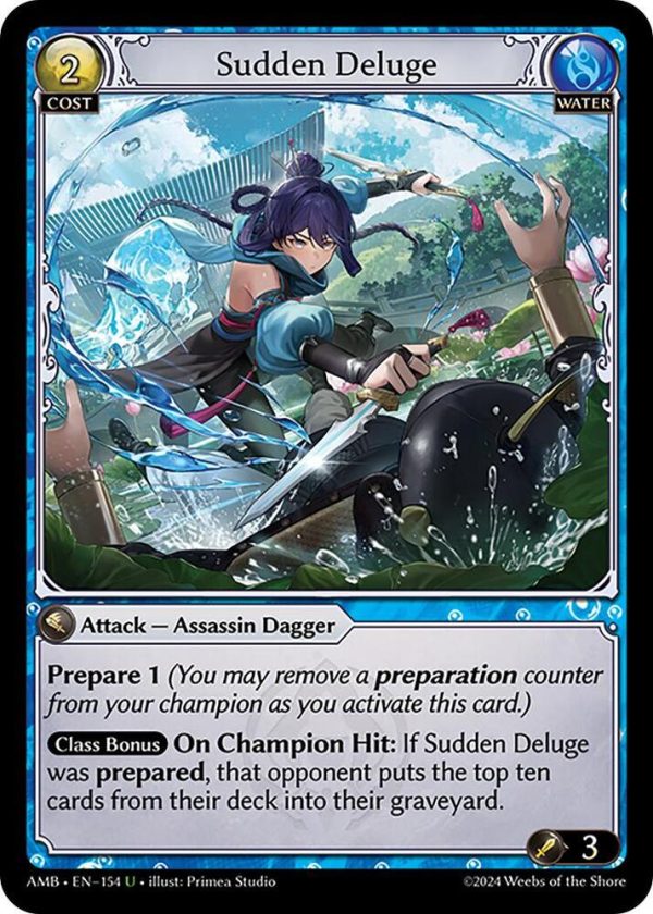 Sudden Deluge - U (Non Foil) EN-154 (AMB)