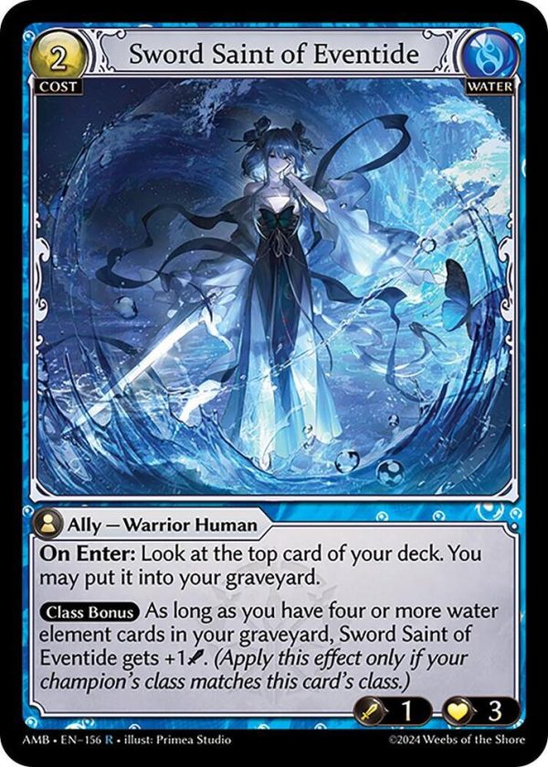 Sword Saint of Eventide - R (Non Foil) EN-156 (AMB)
