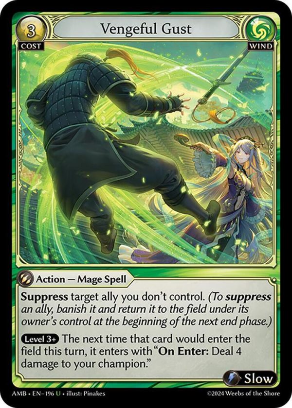 Vengeful Gust - U (Non Foil) EN-196 (AMB)
