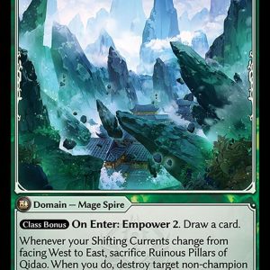 Ruinous Pillars of Qidao - R (Non Foil) EN-225 (AMB)