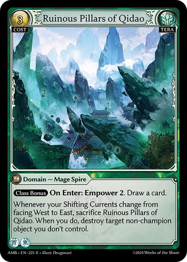 Ruinous Pillars of Qidao - R (Non Foil) EN-225 (AMB)