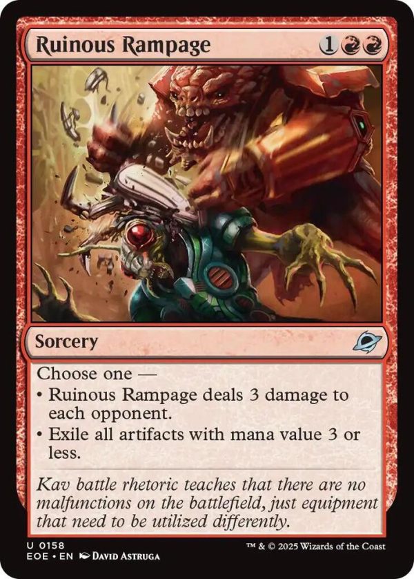 Ruinous Rampage - Edge of Eternities (EOE)
