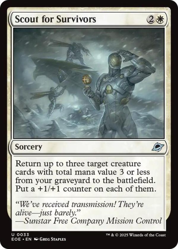 Scout for Survivors - Edge of Eternities (EOE)