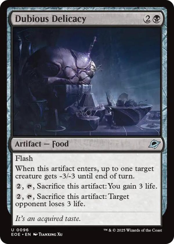 Dubious Delicacy - Edge of Eternities (EOE)