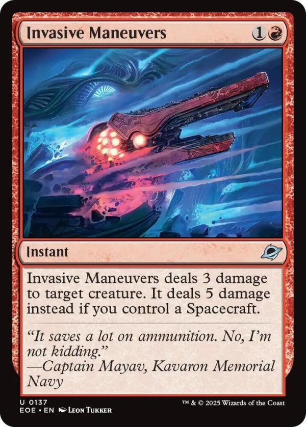 Invasive Maneuvers - Edge of Eternities (EOE)