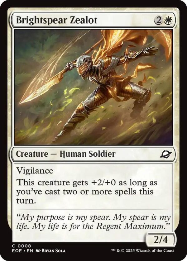 Brightspear Zealot - Edge of Eternities (EOE)