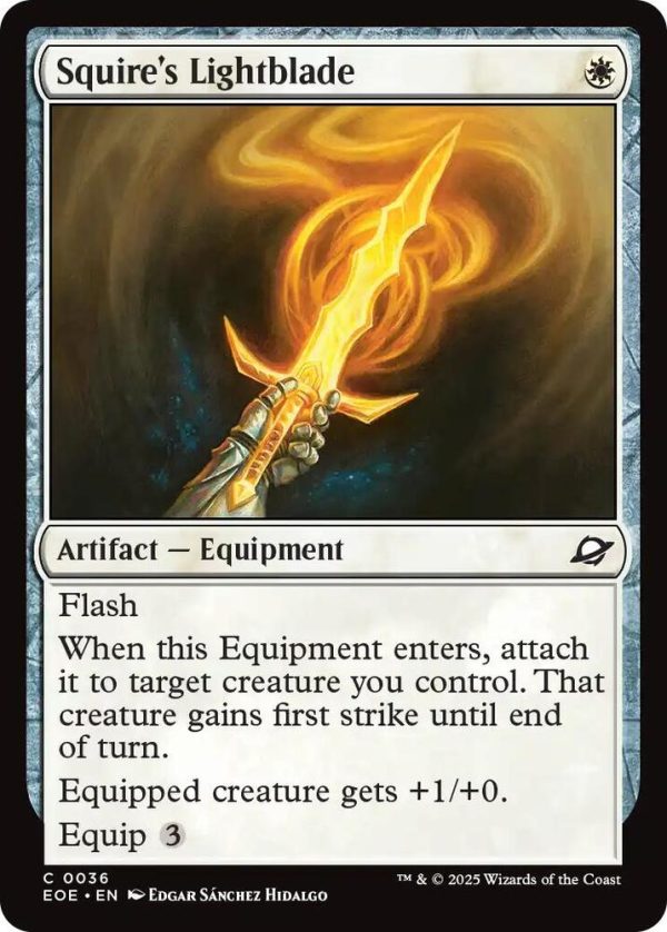 Squire's Lightblade - Edge of Eternities (EOE)