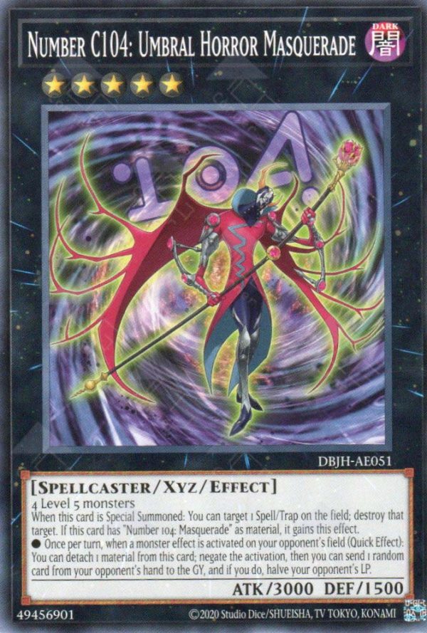 Number C104: Umbral Horror Masquerade | Rarity | DBJH-AE051