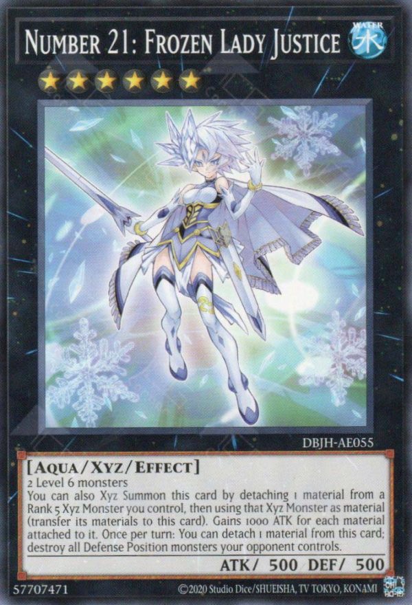 Number 21: Frozen Lady Justice | Rarity | DBJH-AE055