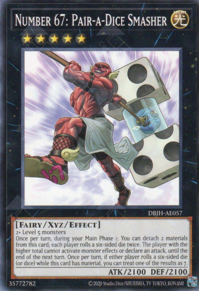 Number 67: Pair-a-Dice Smasher | Rarity | DBJH-AE057