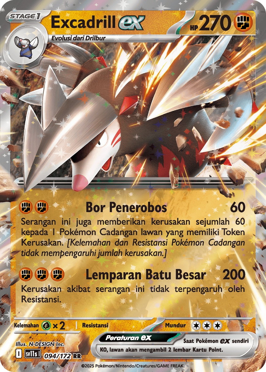Excadrill ex | RR | SV11S