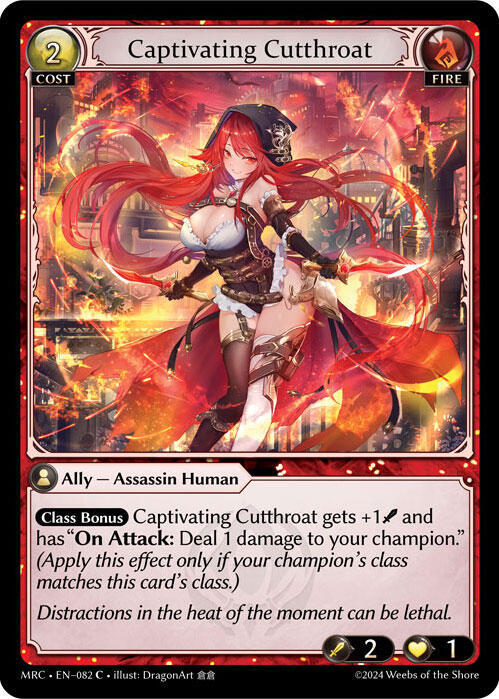 Captivating Cutthroat - C (Non Foil) EN-082 (MRC)