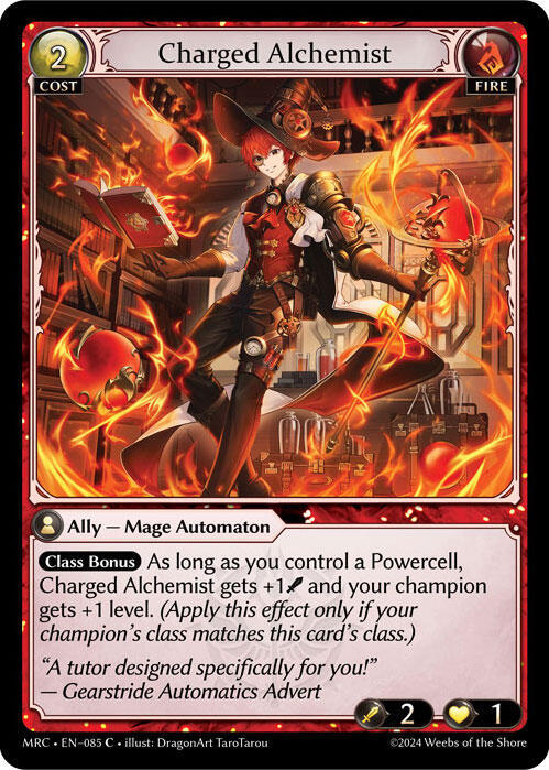 Charged Alchemist - C (Non Foil)  EN-085 (MRC)