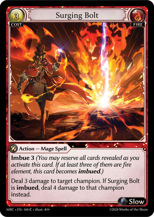 Surging Bolt - C (Non Foil) EN- 100 (MRC)