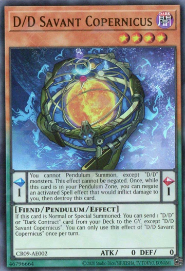 D/D Savant Copernicus | Ultra Rare | CR09-AE002