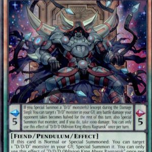 D/D/D Oblivion King Abyss Ragnarok | Super Rare | CR09-AE012