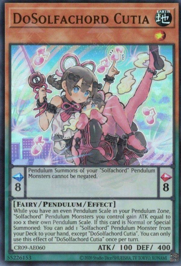 DoSolfachord Cutia | Ultra Rare | CR09-AE060