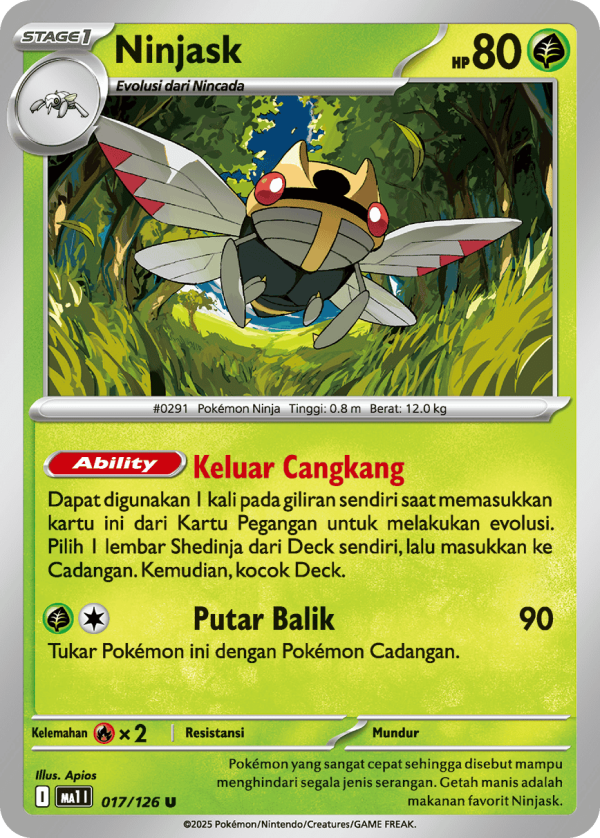 Ninjask | U | MA1