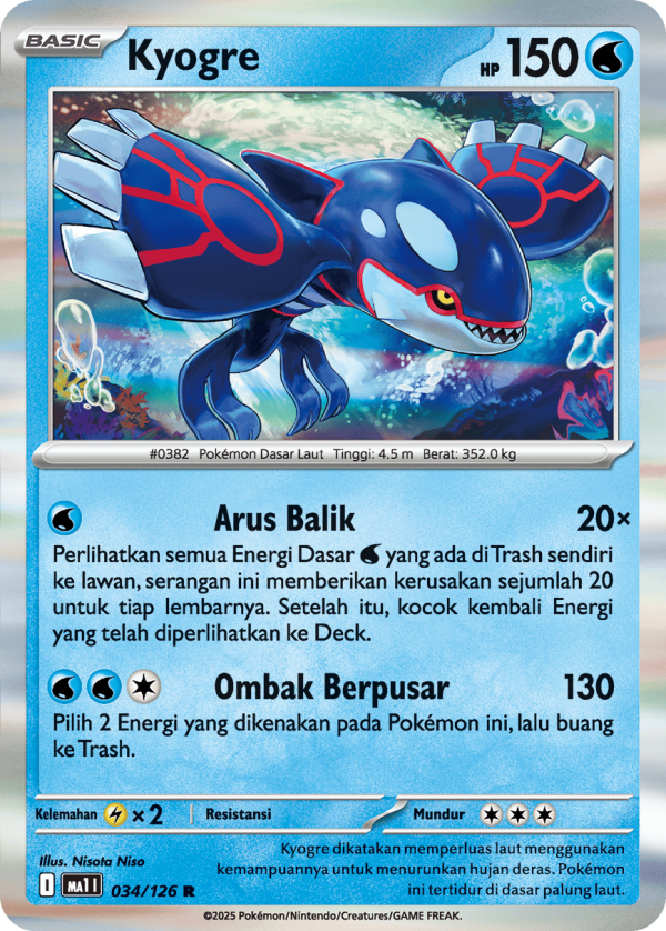 Kyogre | R | MA1