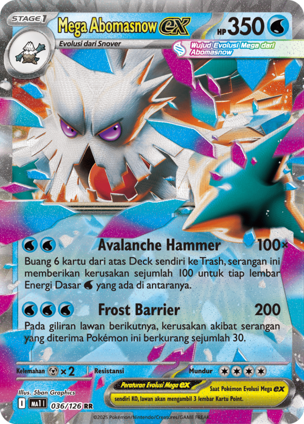 Mega Abomasnow ex | RR | MA1