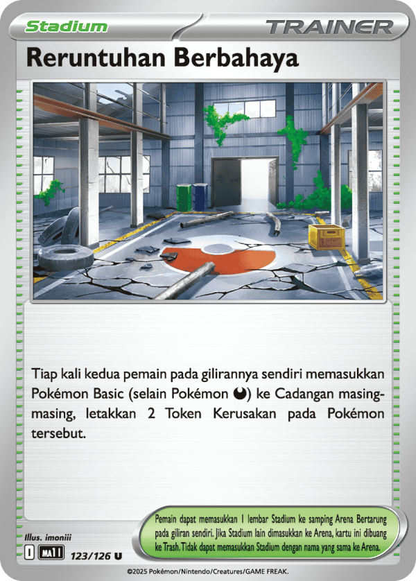 Reruntuhan Berbahaya (Trainers) | U | MA1